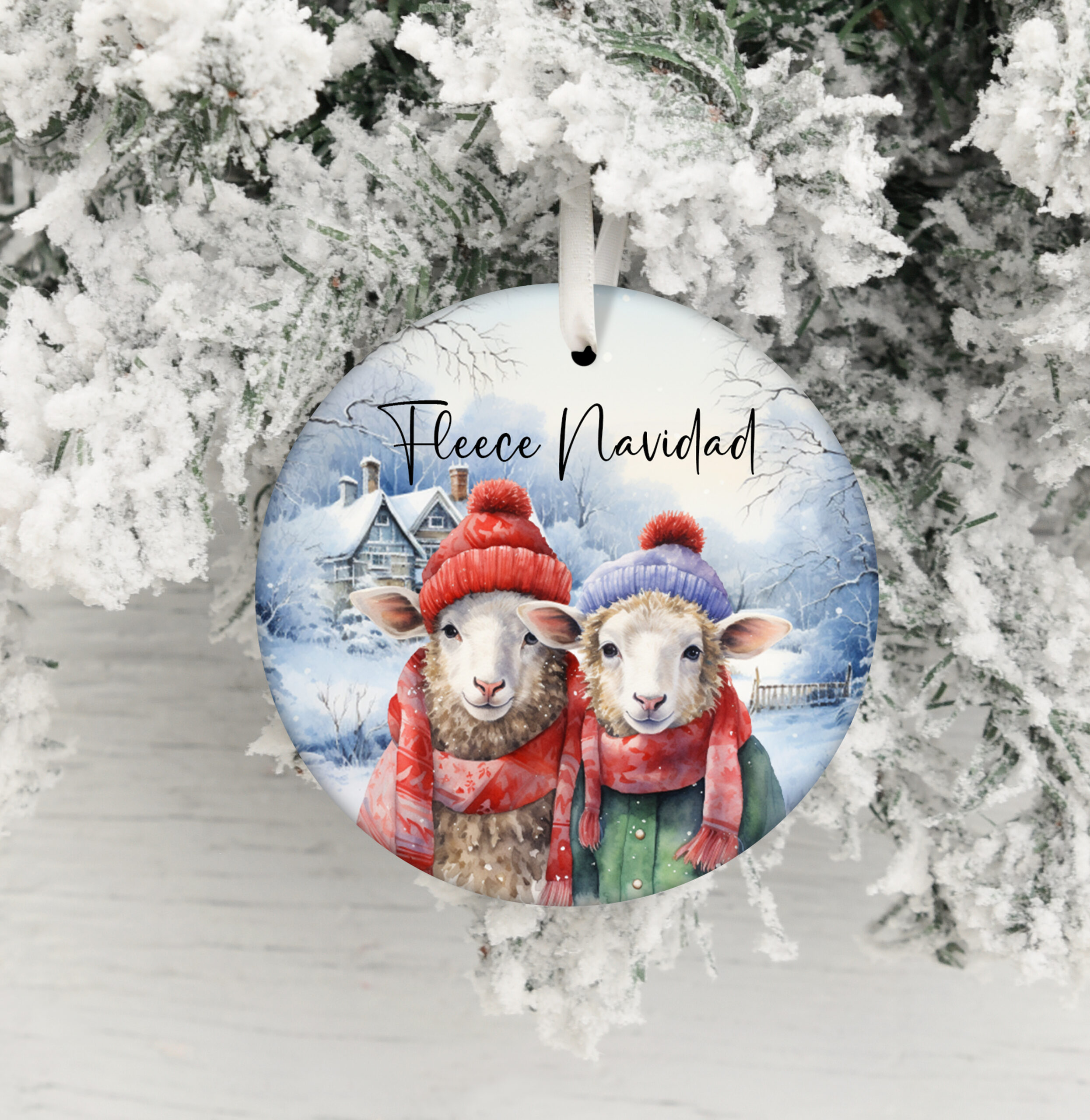 Festive Sheep Christmas Design Set - 8 Charming Designs