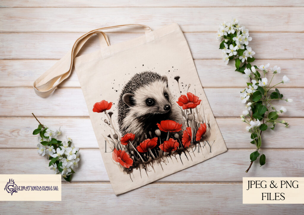 Hedgehog Floral Design