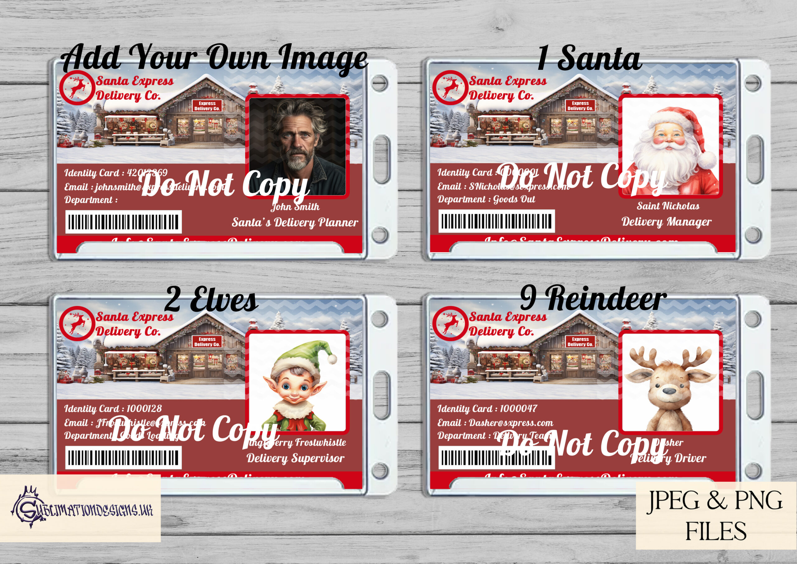 Santa's Express Delivery Company Set - Personalized Holiday Magic