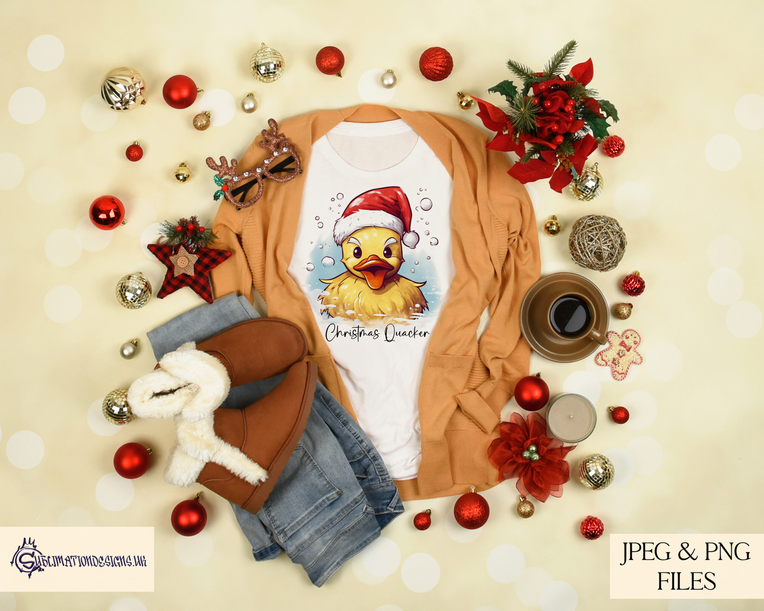 Comedy Christmas Duck Designs - Quack Up Your Holidays
