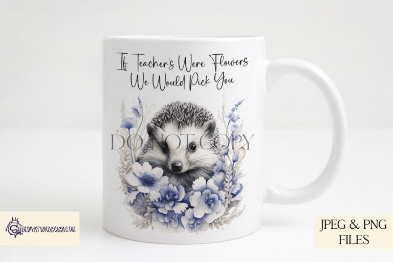 Hedgehog Floral Design