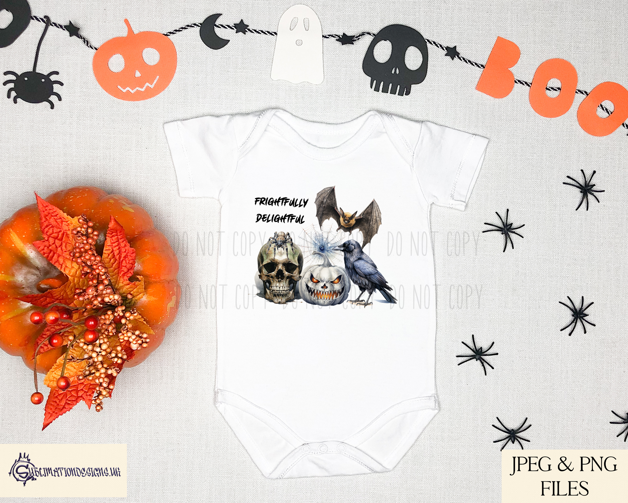 Gothic Inspired Halloween Design Set - Gothic Illustration