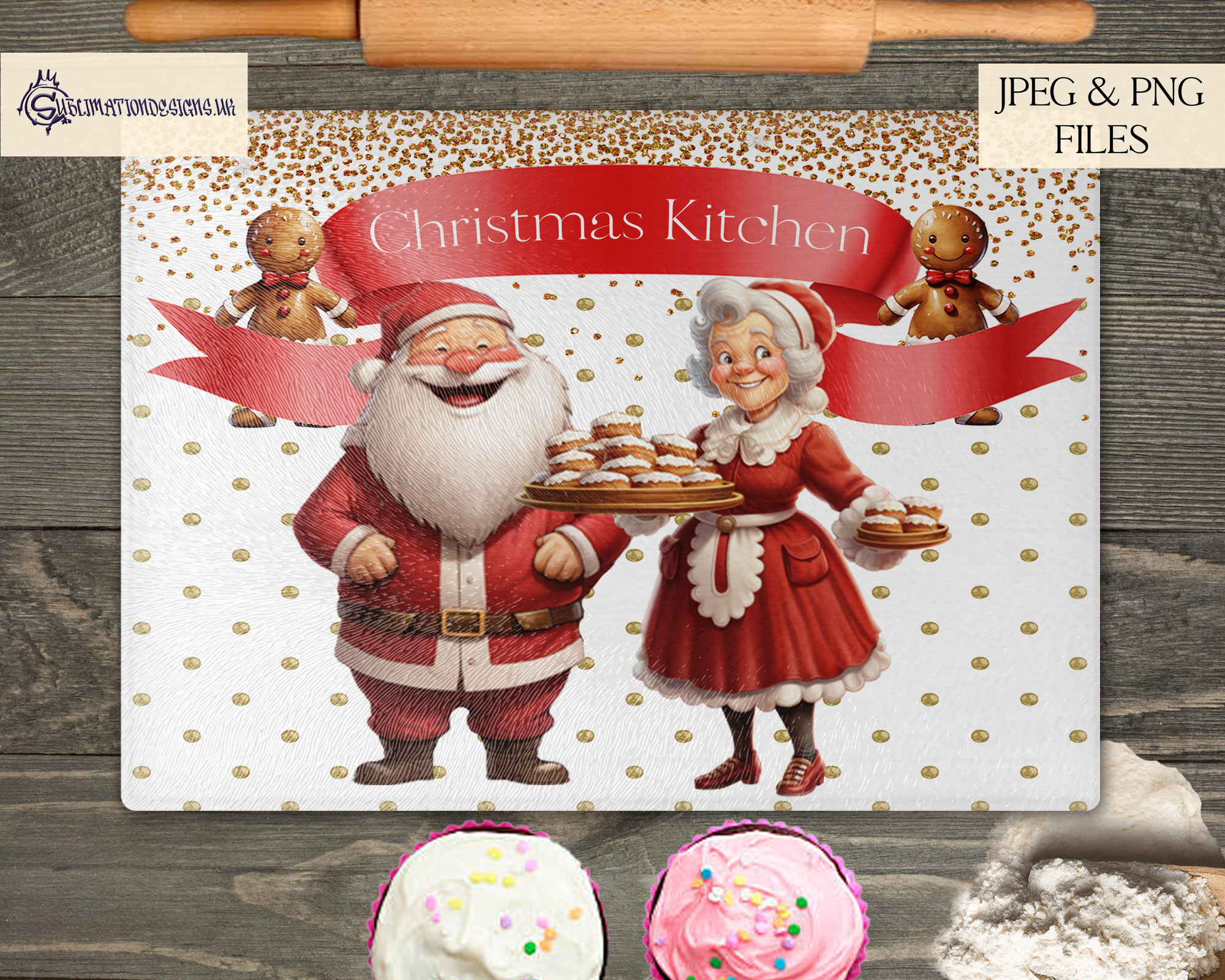Santa's Kitchen Christmas Design Set