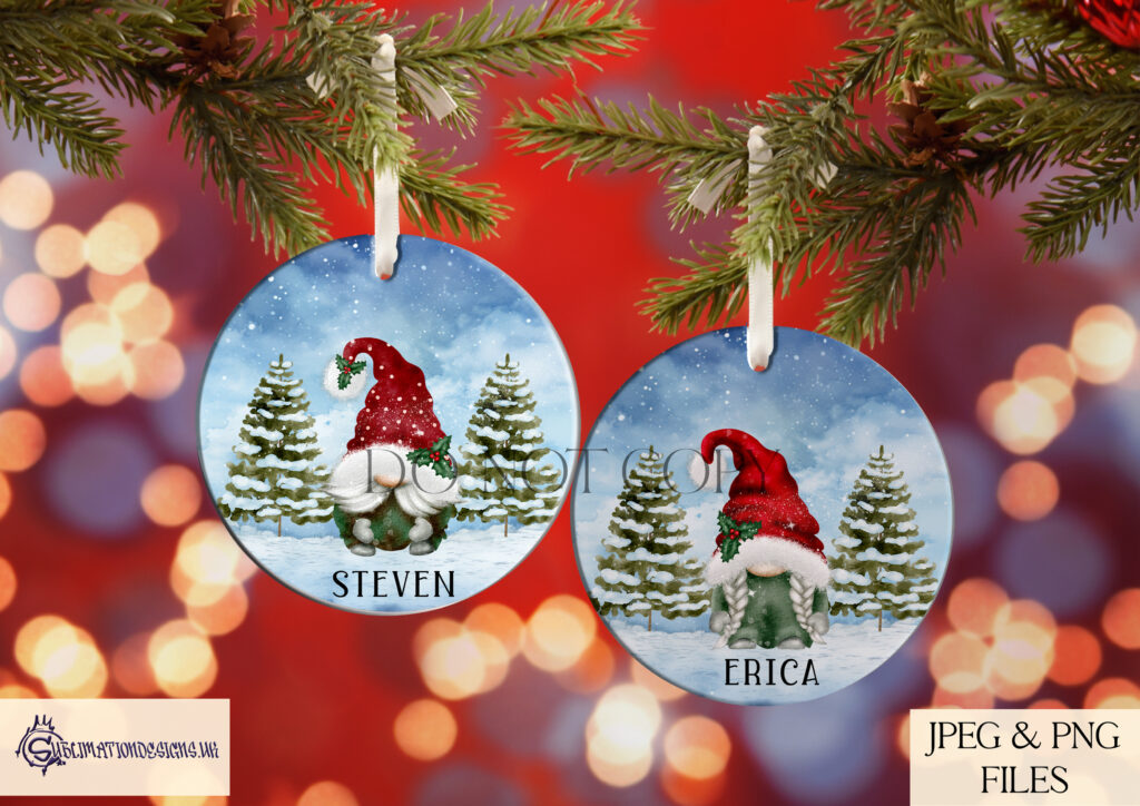 Gonk Gnome Circular Sublimation Design