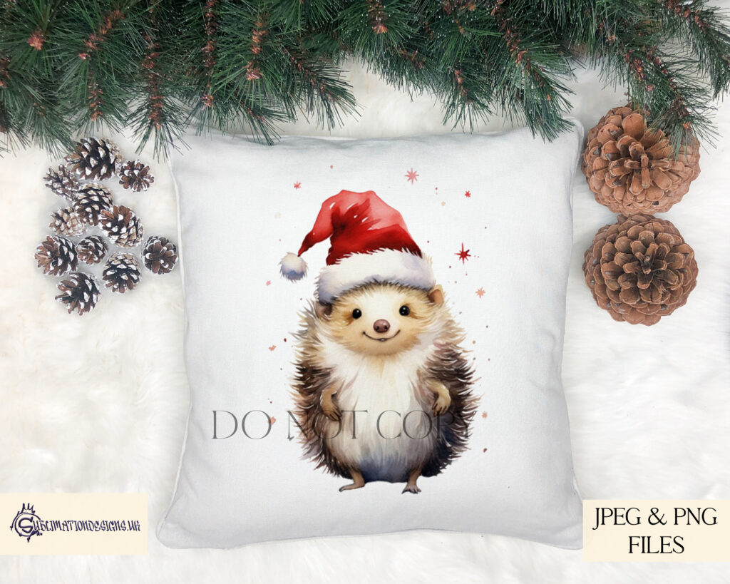 Festive Animal Bundle: 41 Textless Animals in Santa Hats