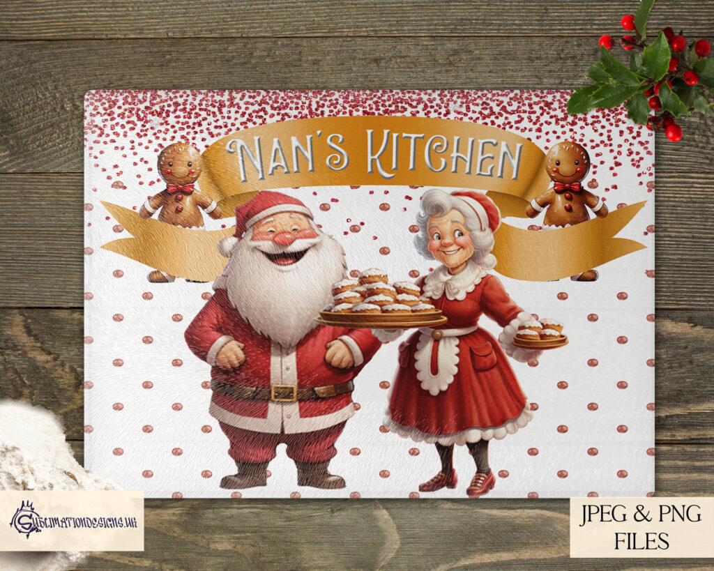 Santa's Kitchen Christmas Design Set