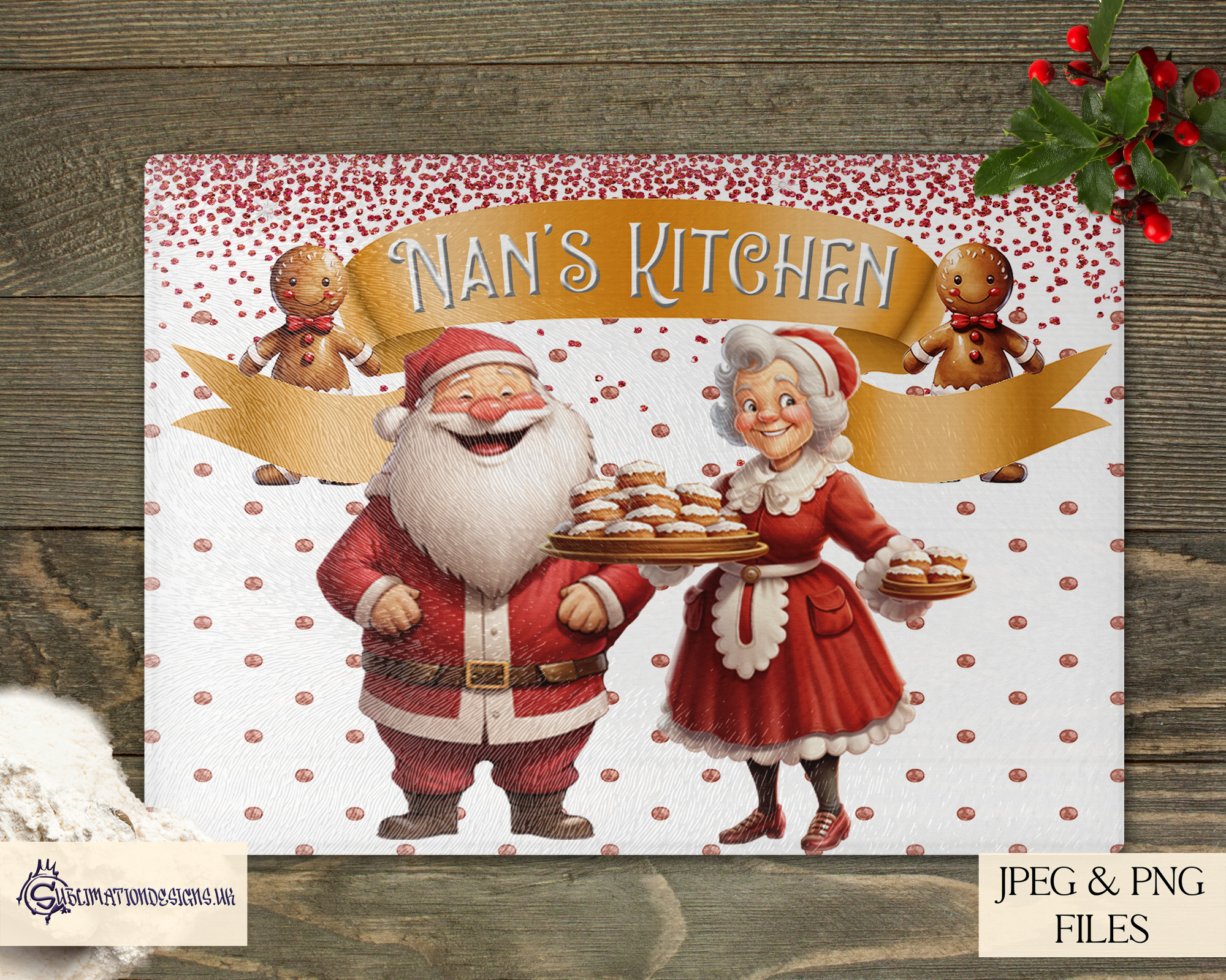 Santa's Kitchen Christmas Design Set