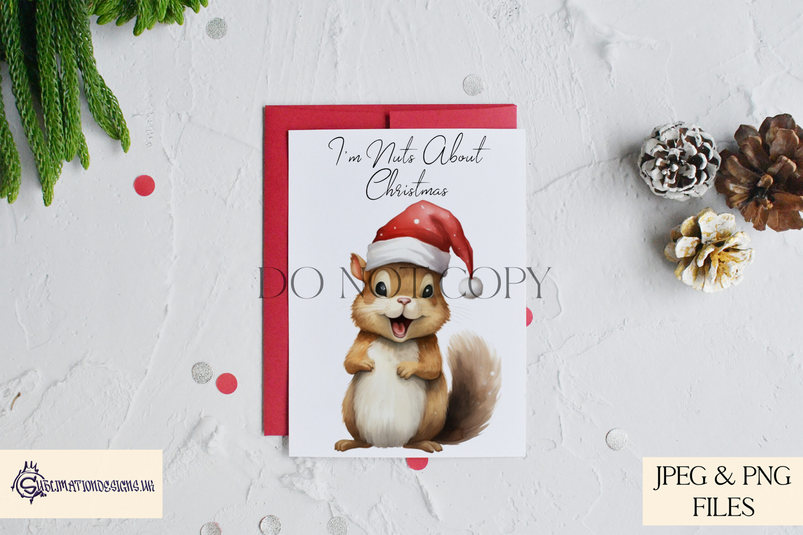 Festive Animal Bundle: 41 Textless Animals in Santa Hats