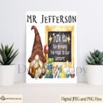 Gonk Gnome Teacher Appreciation Design with 'Best Ever' wording.