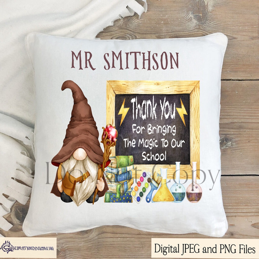 Gonk Gnome Teacher Appreciation Design with 'Best Ever' wording.