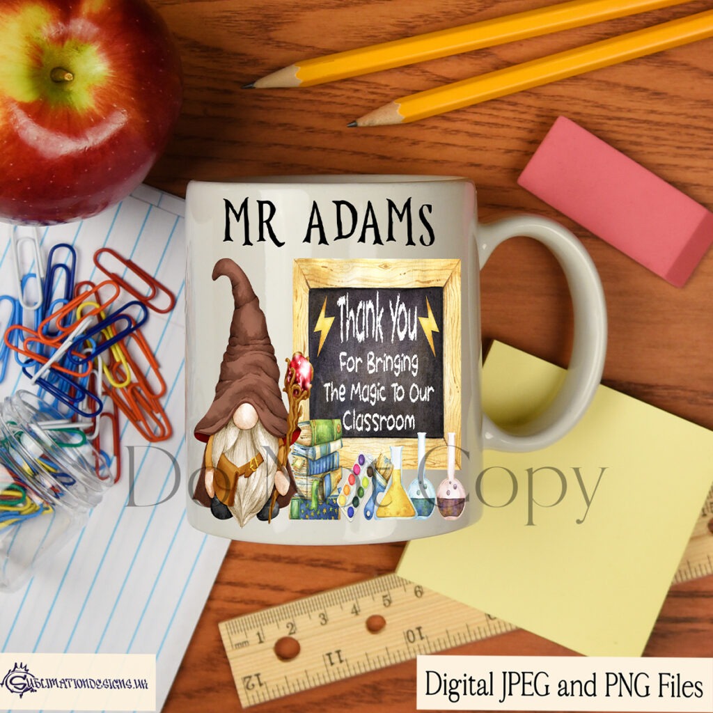 Gonk Gnome Teacher Appreciation Design with 'Best Ever' wording.